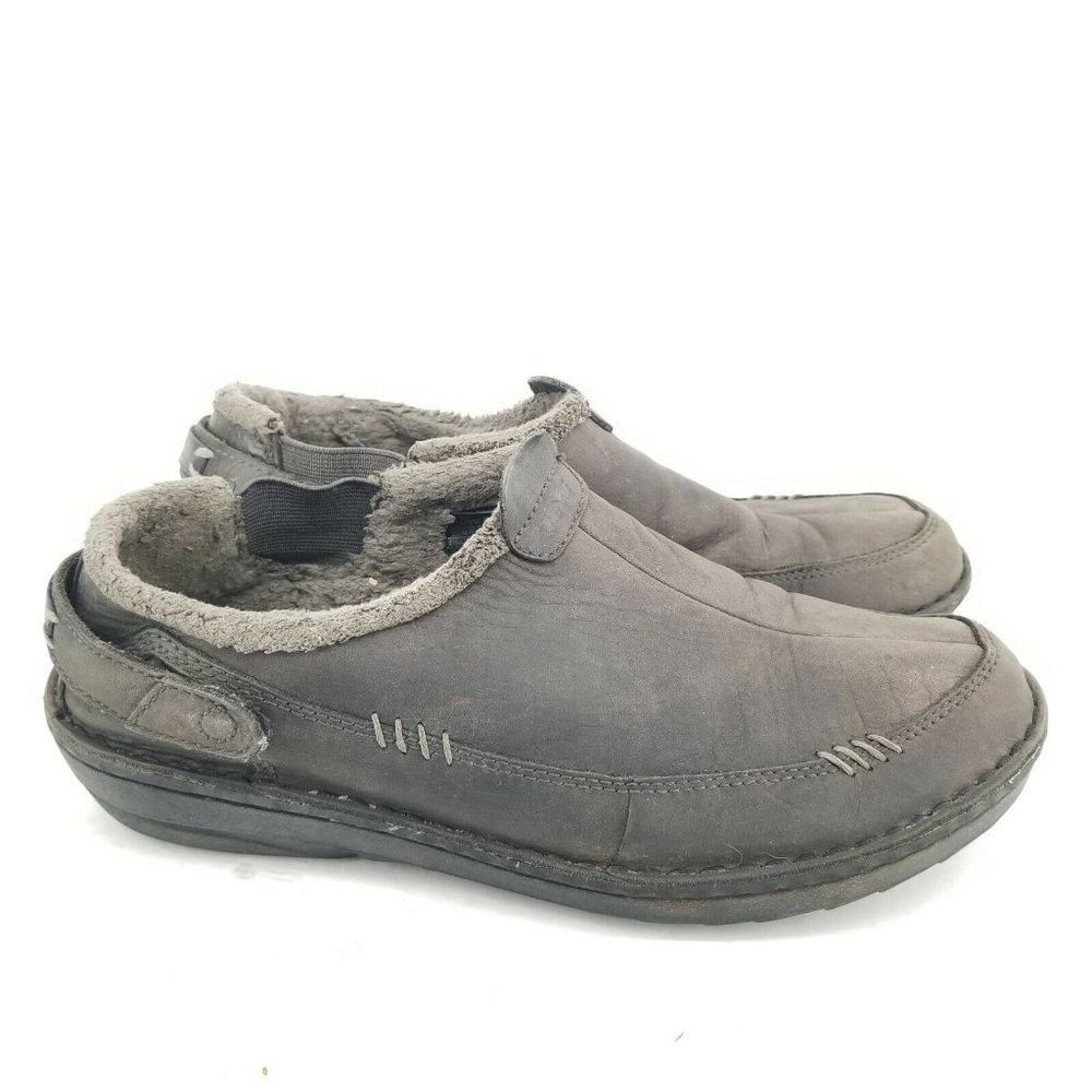B40 Teva Womens Kiru Beluga Gray Suede Slip On Casual Shoes 4059 Size US 7.5